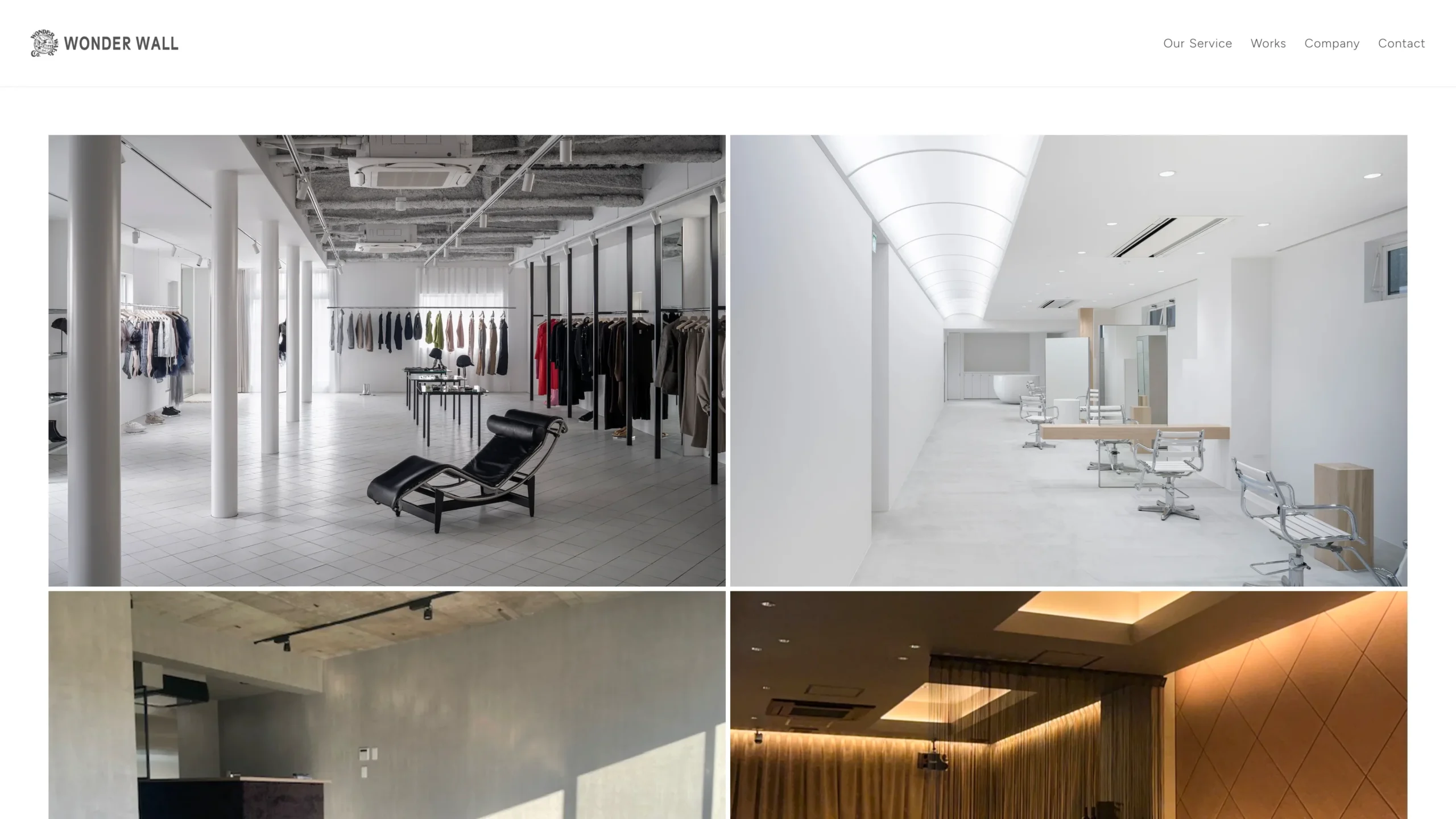 wonder wall 株式会社様　ホームページ制作